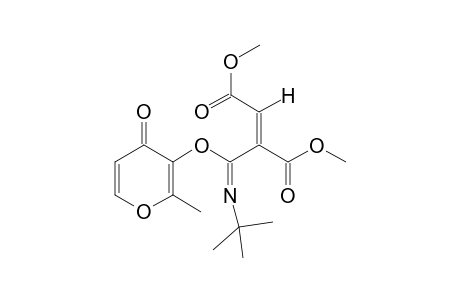 Dimethyl 2-((tert-butylimino)(2-methyl-4-oxo-4H-pyran-3-yloxy) methyl)fumarate