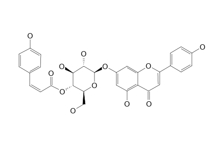 APIGENIN-7-O-(4''-O-PARA-7-COUMAROYL-BETA-D-GLUCOPYRANOSIDE)