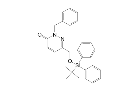 2-BENZYL-6-(TERT.-BUTYLDIPHENYLSILYLOXYMETHYL)-PYRIDAZIN-3(2H)-ONE