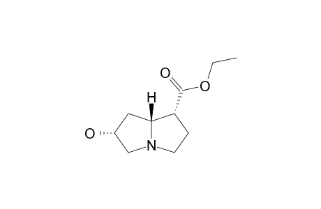ETHYL-6-ALPHA-HYDROXY-7A-(R)-PYRROLIZIDINE-1-ALPHA-CARBOXYLATE