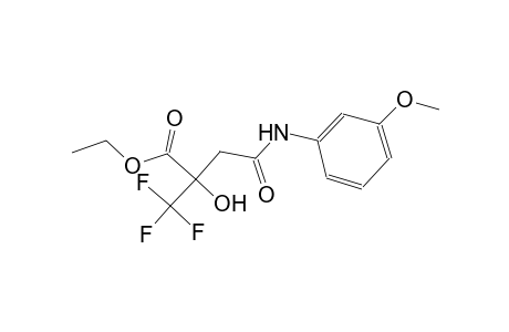 ethyl 2-hydroxy-4-(3-methoxyanilino)-4-oxo-2-(trifluoromethyl)butanoate