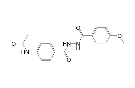 N-(4-{[2-(4-methoxybenzoyl)hydrazino]carbonyl}phenyl)acetamide