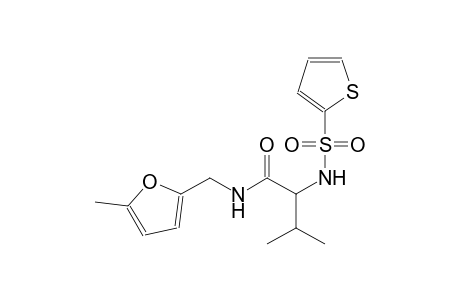3-methyl-N-[(5-methyl-2-furyl)methyl]-2-[(2-thienylsulfonyl)amino]butanamide