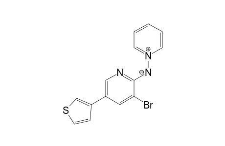 N-[3-Bromo-5-(thiophen-3-yl)pyridin-2-yl]pyridinium aminide