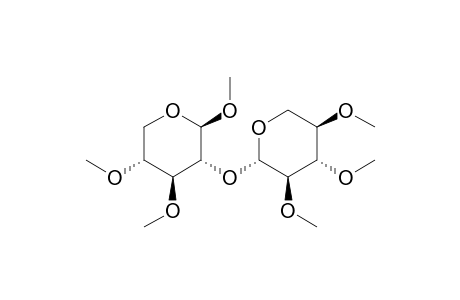 Methyl-3,4-di-O-methyl-2-O-(2,3,4-tri-O-methyl-beta-D-xylopyranosyl)-beta-D-xylopyranoside