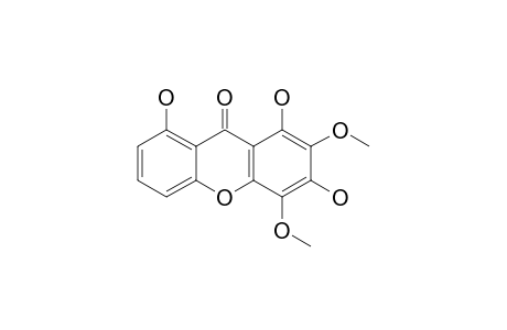 1,3,8-TRIHYDROXY-2,4-DIMETHOXYXANTHONE