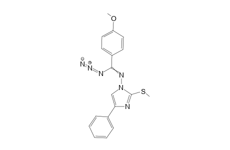 1-[.alpha.-Azido(4-methoxybenzylidene)amino]-2-methylthio-4-phenylimidazole