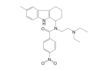 N-(2-diethylamino-ethyl)-N-(6-methyl-2,3,4,9-tetrahydro-1H-carbazol-1-yl)-4-nitro-benzamide