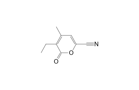 3-Ethyl-4-methyl-2-oxo-2H-pyran-6-carbonitrile