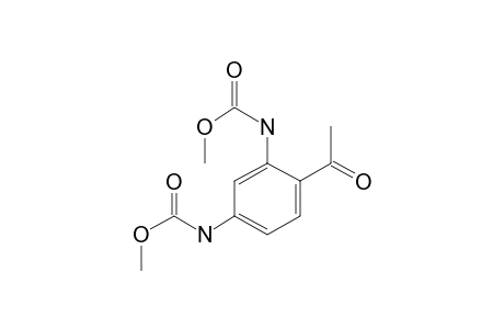 Methyl N-{2-acetyl-5-[(methoxycarbonyl)amino]phenyl}carbamate