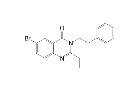 6-Bromo-2-ethyl-3-phenethylquinazolin-4(3H)-one