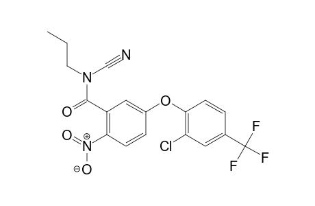 Benzamide, 5-[2-chloro-4-(trifluoromethyl)phenoxy]-N-cyano-2-nitro-N-propyl-