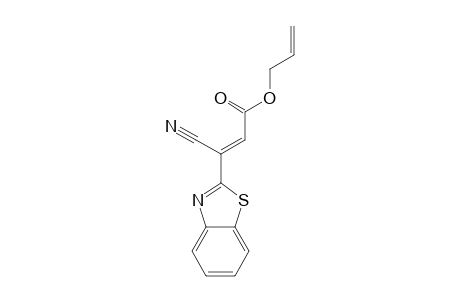 Allyl (E)3-(1,3-Benzothiazol-2-yl)-3-cyanopropenoate
