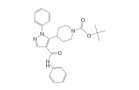 1-piperidinecarboxylic acid, 4-[1-phenyl-4-[(phenylamino)carbonyl]-1H-pyrazol-5-yl]-, 1,1-dimethylethyl ester