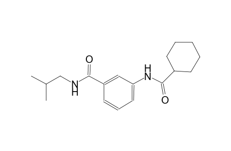 benzamide, 3-[(cyclohexylcarbonyl)amino]-N-(2-methylpropyl)-