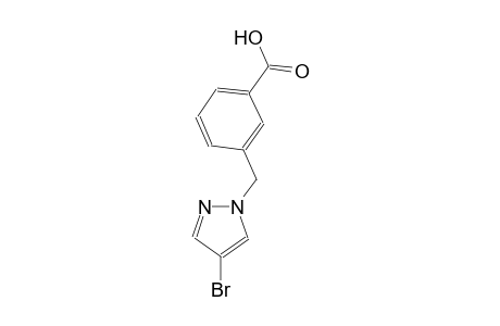 3-[(4-bromo-1H-pyrazol-1-yl)methyl]benzoic acid
