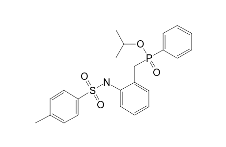 ISOPROPYL-[2-(PARA-TOLYLSULFONAMIDO)-BENZYL]-PHENYLPHOSPHINATE