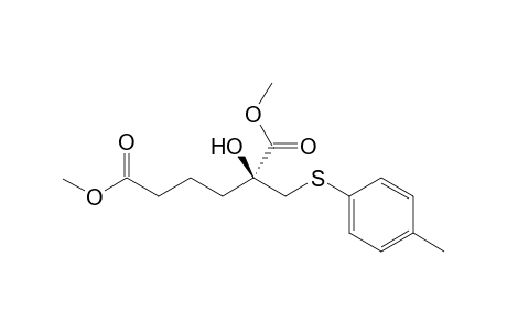 Dimethyl (2S)-2-Hydroxy-2-[(4-methylphenyl)sulfenylmethyl]hexanedioate