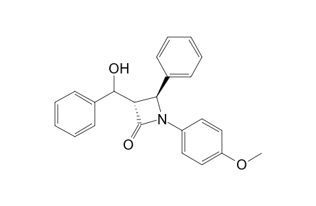 (3S,4S)-1-(4-methoxyphenyl)-3-[oxidanyl(phenyl)methyl]-4-phenyl-azetidin-2-one