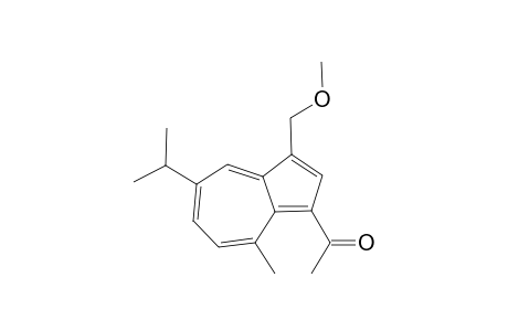 1-[5-Isopropyl-3-(methoxymethyl)-8-methylazulen-1-yl]ethanone