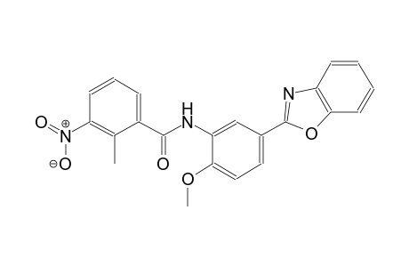 N-[5-(1,3-benzoxazol-2-yl)-2-methoxyphenyl]-2-methyl-3-nitrobenzamide