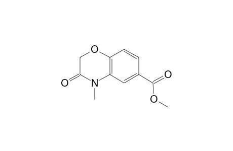 6-Methoxycarbonyl-2H-1,4-benzoxazin-3(4H)-one, N-methyl-