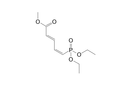 Diethyl (1Z,3E)-4-(methoxycarbonyl)buta-1,3-dienylphosphonate