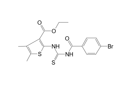 2-[3-(4-bromo-benzoyl)-thioureido]-4,5-dimethyl-thiophene-3-carboxylic acid ethyl ester