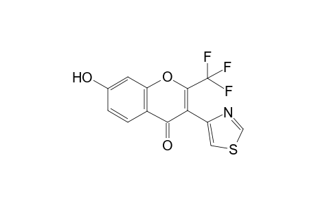 7-Hydroxy-3-(1,3-thiazol-4-yl)-2-(trifluoromethyl)-4H-chromen-4-one