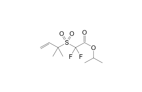 3-Methyl-3-(isopropoxycarbonyldifluoromethylsulfonyl)-1-butene