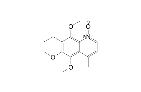 5,6,8-trimethoxy-7-ethyl-4-methylquinoline N-oxide