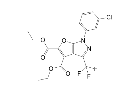 Diethyl 1-(3-chlorophenyl)-3-(trifluoromethyl)-1H-furo[2,3-c]pyrazole-4,5-dicarboxylate