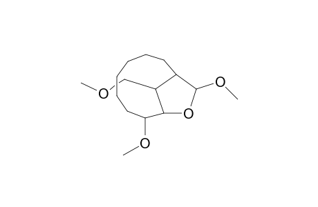 2,3,4,5-Tetrahydro-3-methoxymethyl-5,-6-dimethoxy-2,4-heptanofuran