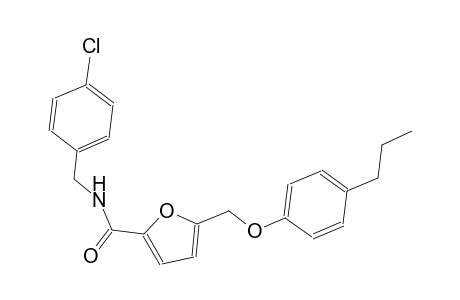 N-(4-chlorobenzyl)-5-[(4-propylphenoxy)methyl]-2-furamide