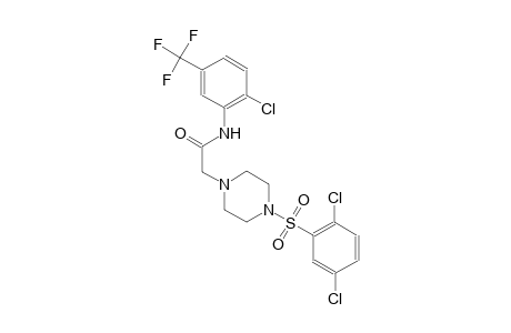 1-piperazineacetamide, N-[2-chloro-5-(trifluoromethyl)phenyl]-4-[(2,5-dichlorophenyl)sulfonyl]-