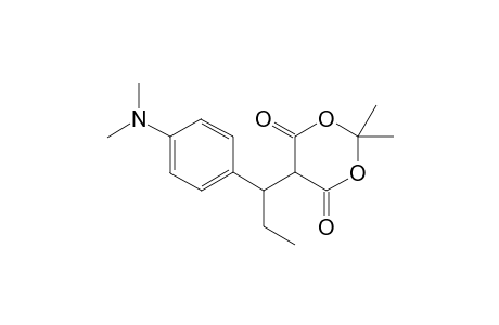 5-{1-[4-(Dimethylamino)phenyl]propyl}-2,2-dimethyl-1,3-dioxane-4,6-dione