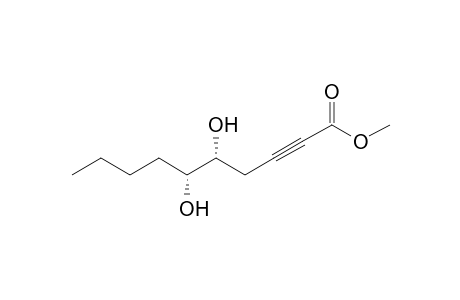 Methyl (5R,6R)-5,6-dihydroxy-2-decynoate