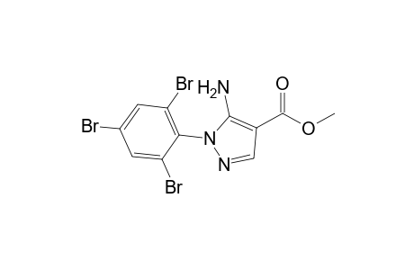 1H-Pyrazole-4-carboxylic acid, 5-amino-1-(2,4,6-tribromophenyl)-, methyl ester