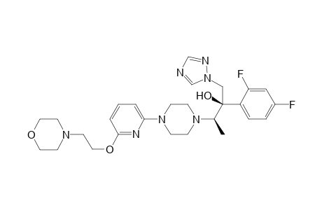 (2R,3R)-2-(2,4-difluorophenyl)-3-(4-(6-(2-morpholinoethoxy)pyridin-2-yl)piperazin-1-yl)-1-(1H-1,2,4-triazol-1-yl)butan-2-ol