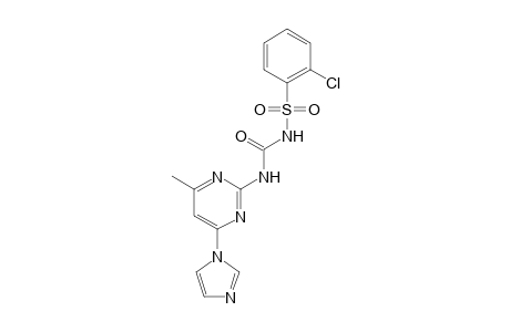 Benzenesulfonamide, 2-chloro-N-[[[4-(1H-imidazol-1-yl)-6-methyl-2-pyrimidinyl]amino]carbonyl]-