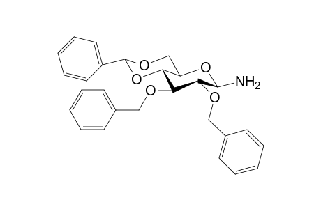 2,3-Di-O-benzyl-4,6-O-benzylidene-.beta.D-glucopyranosylamine