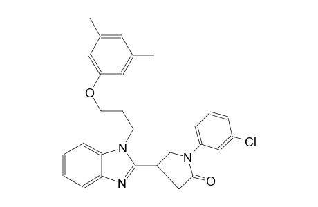 2-pyrrolidinone, 1-(3-chlorophenyl)-4-[1-[3-(3,5-dimethylphenoxy)propyl]-1H-benzimidazol-2-yl]-