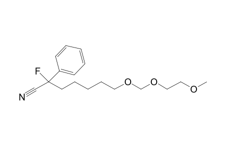 2-Ffluoro-7-(2-methoxyethoxymethoxy)-2-phenylheptanenitrile