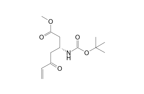 (3R)-3-(tert-butoxycarbonylamino)-5-keto-hept-6-enoic acid methyl ester