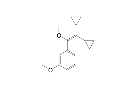 1-(2,2-dicyclopropyl-1-methoxy-ethenyl)-3-methoxy-benzene