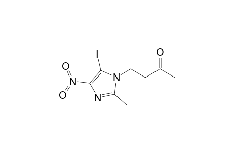 4-(5-iodanyl-2-methyl-4-nitro-imidazol-1-yl)butan-2-one