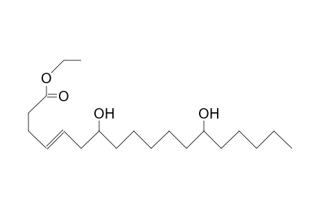 4(E)-7(R),13(R)-Dihydroxy-octadec-4-enoic acid, ethyl ester