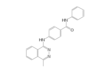 4-[(4-methyl-1-phthalazinyl)amino]-N-phenylbenzamide