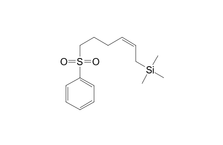 (Z)-1-phenylsulfonyl-6-trimethylsilylhex-4-ene