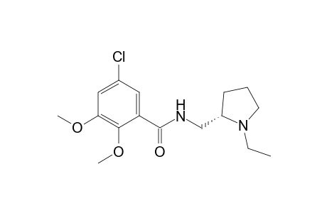 5-Chloranyl-N-[[(2S)-1-ethylpyrrolidin-2-yl]methyl]-2,3-dimethoxy-benzamide